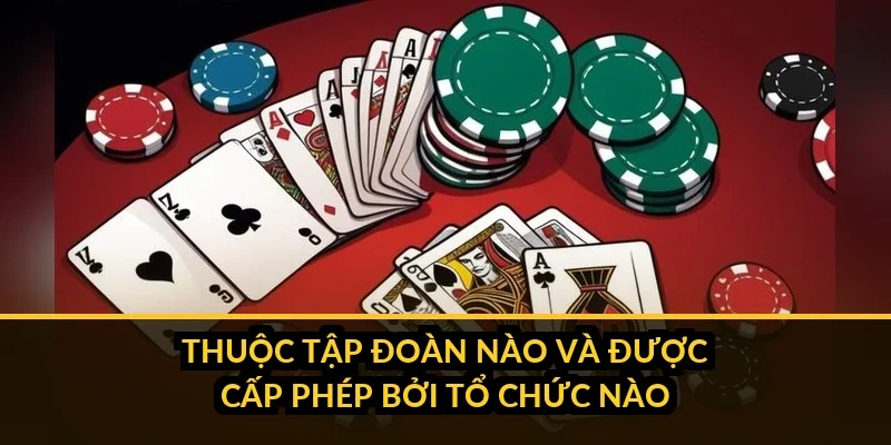 Thông tin giấy phép Curaçao eGaming và logo tập đoàn Sbtech hiển thị ở footer trang chủ